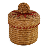 Boîte tressée vintage