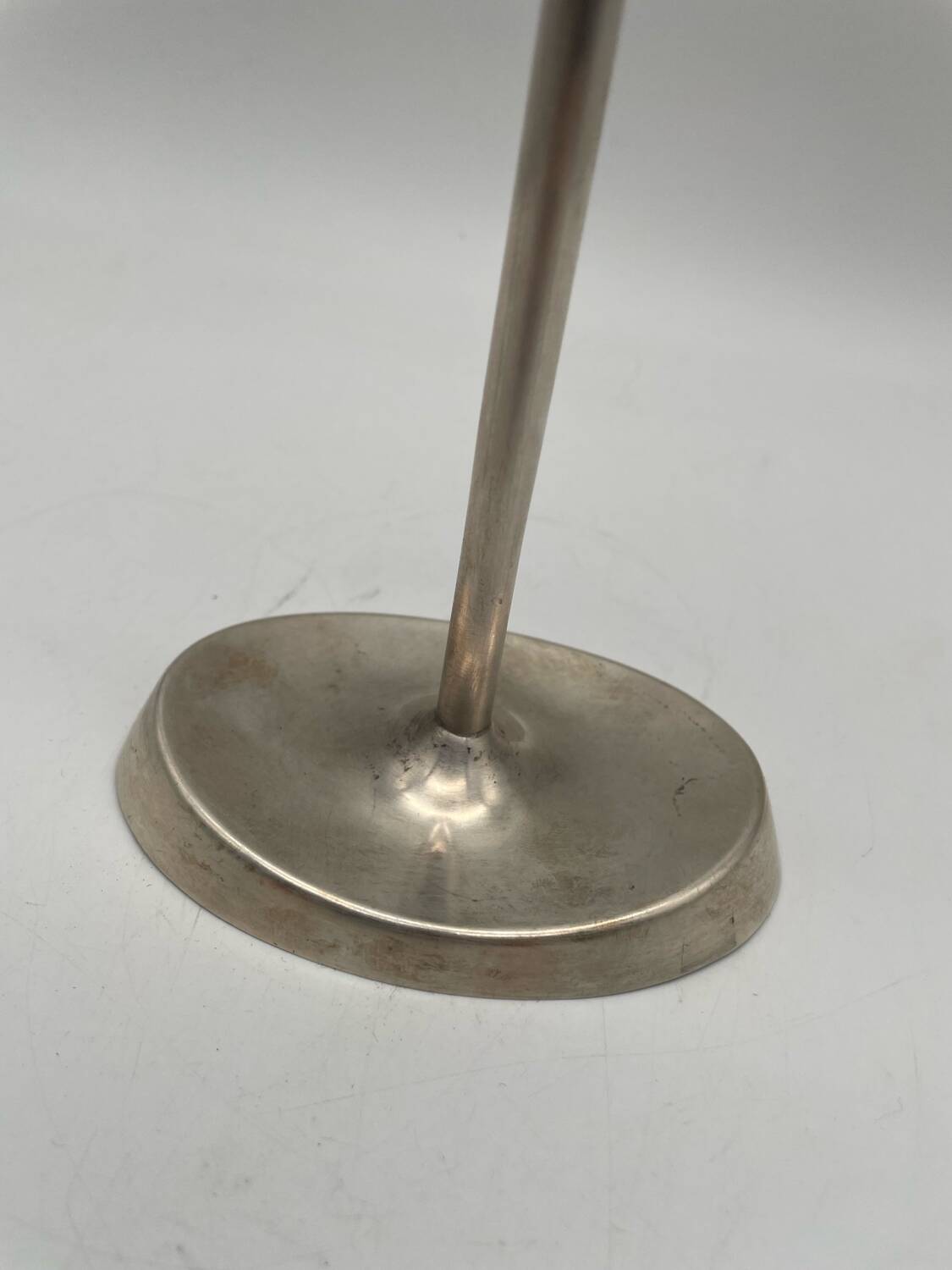 ABSA Danish Modernist Tulip Candle Holder in Silver Metal