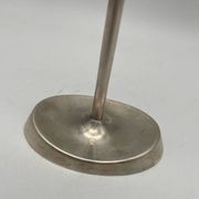 ABSA Danish Modernist Tulip Candle Holder in Silver Metal