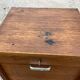 Oak notary curtain cabinet