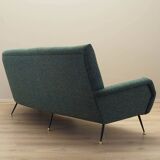 Green melange sofa, Danish design, 1970s, production: Denmark