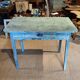 Farmhouse table green patina