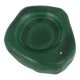 Mini cendrier en malachite de forme abstraite