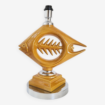 Lampe poisson vintage 1970