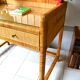 Rattan and wood desk from the 60s/70s.