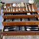 Art Nouveau style silver-plated cutlery set