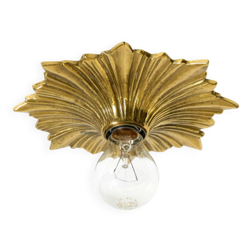 1960s Space Age Star Design Wall or Ceiling Lamps in Bronze