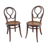 Paire de chaises Thonet n°20 modèle "Omega" XIX ème siècle