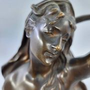 Bronze sculpture "The Shepherd's Star" by Henri Louis Levasseur 1880