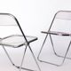 Paire de chaises pliantes vintage Castelli Plia, Italie des années 1970, design original