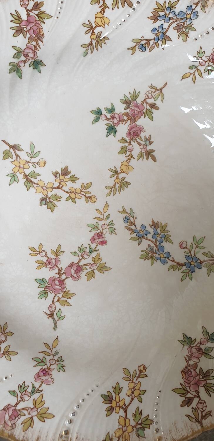 Four Louis XV plates from Sarreguemines