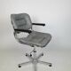 Fauteuil pivotant vintage chromé