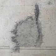 Carte ancienne Marseille - Corse - Ile d'Elbe 1888