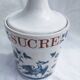 Moustiers porcelain sugar pot