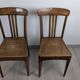 Stella bistro chairs – Vintage pair in wood, retro charm