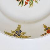 Plate with colorful flowers Onnaing