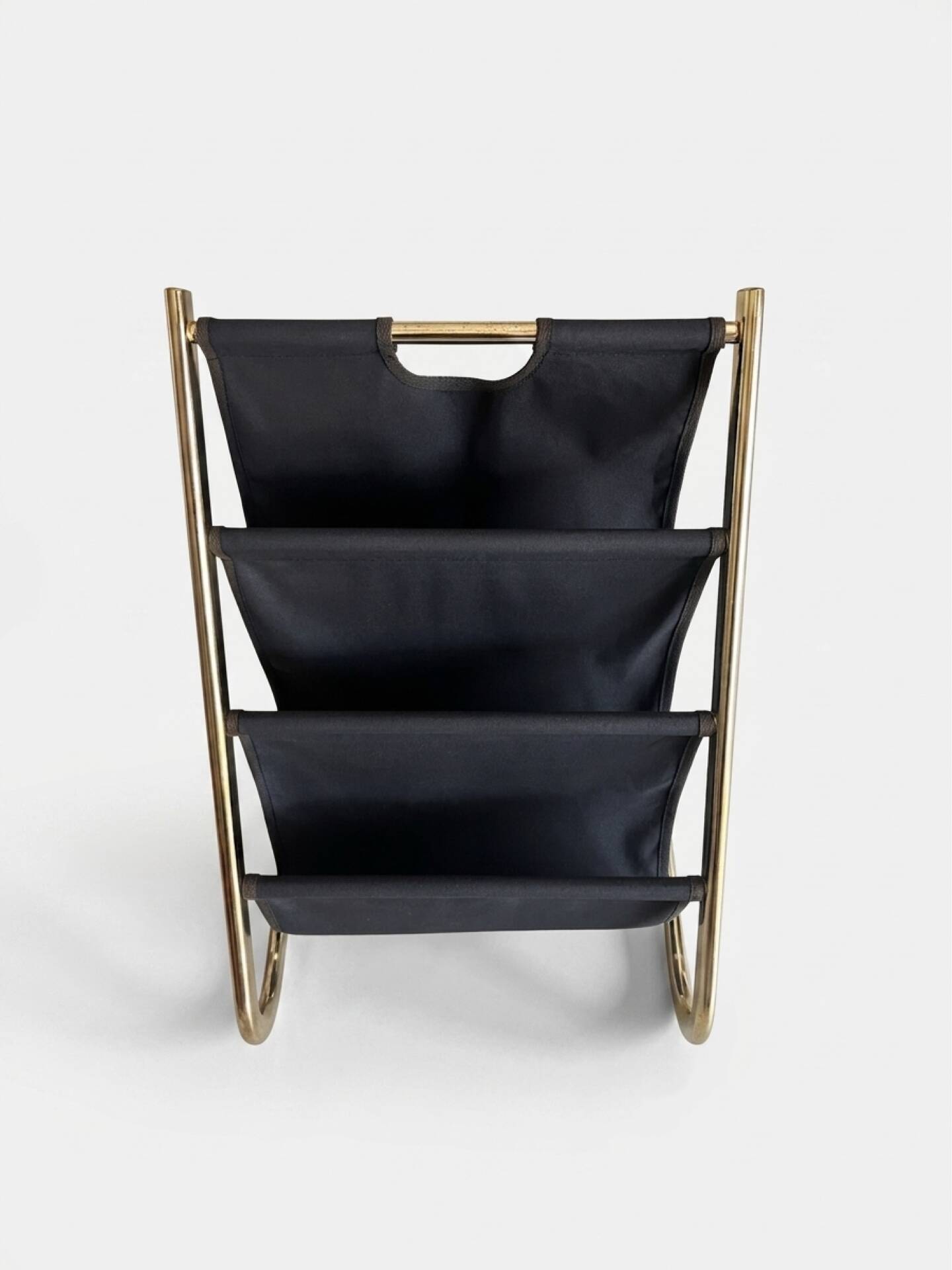 Vintage magazine rack from the 1970s.