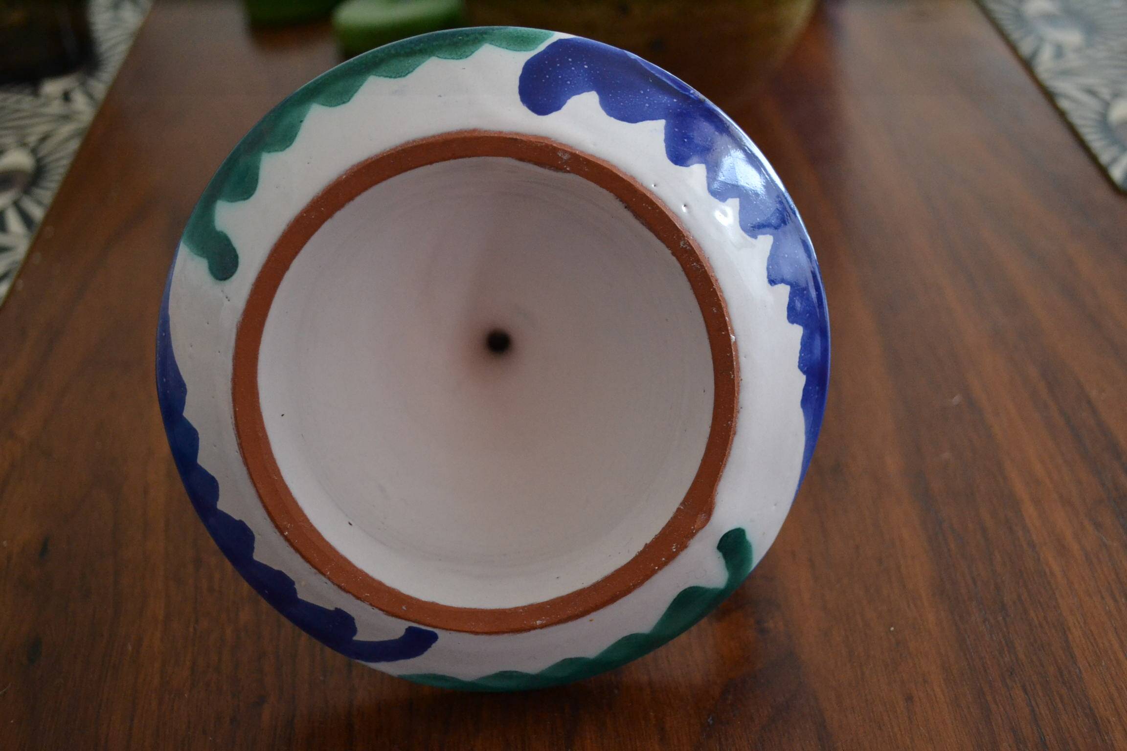 Spanish candlestick hand-painted