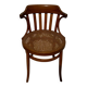 Bistro chair in curved wood and caning – Thonet style – 20th century seat