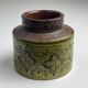 Small vintage ceramic vase by Aldo Londi for Bitossi, Italy, 1970s.