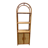 Rattan bookcase