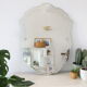 Bevelled, chiseled, antique, art deco, vintage wall mirror