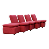 5-seater modular sofa, France, late 1970s.