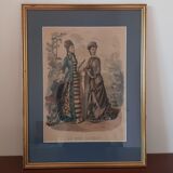 Old lithograph Anïs Toudouze
