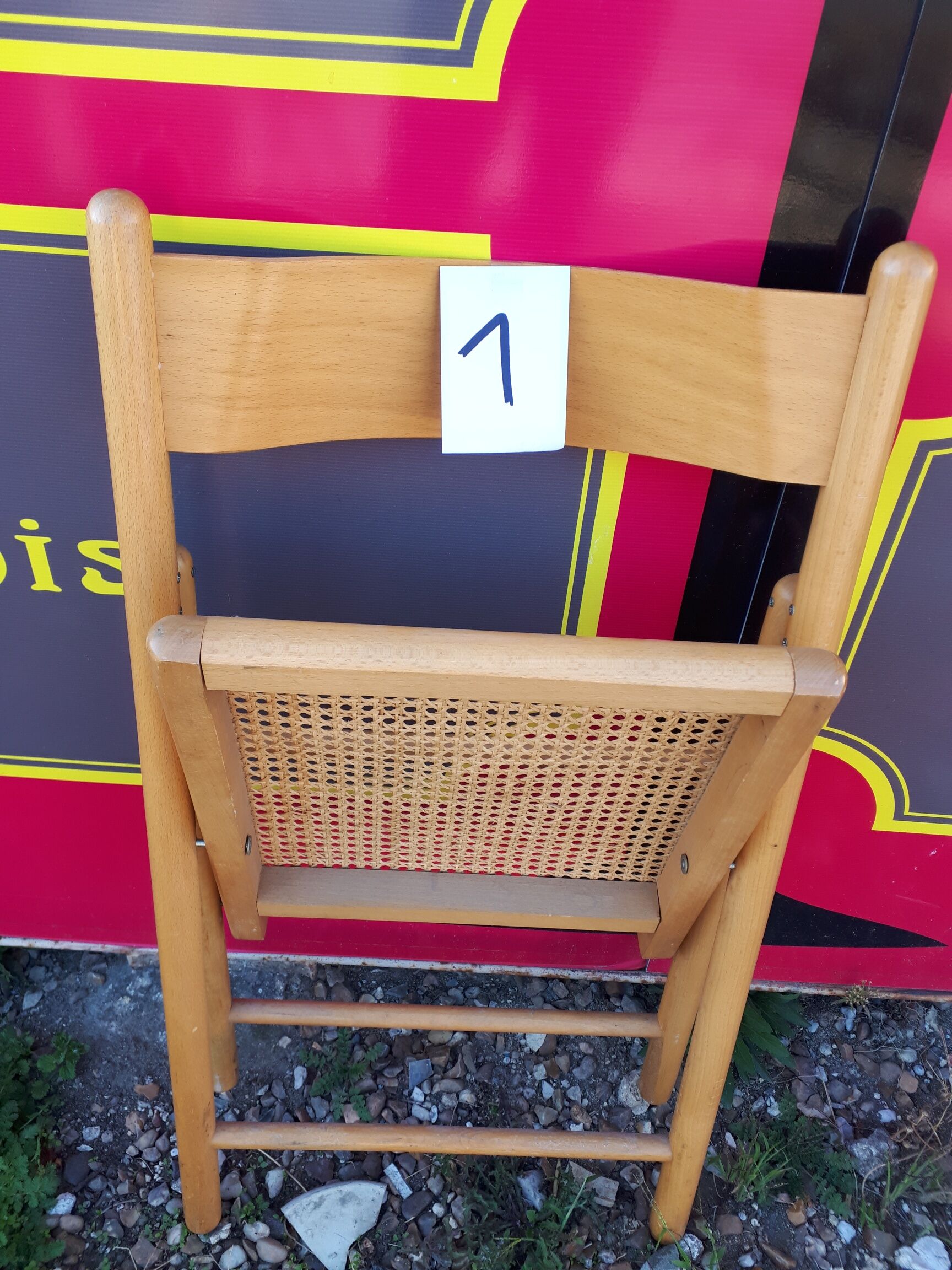 FOLDING CHAIRS CANNEES X 4