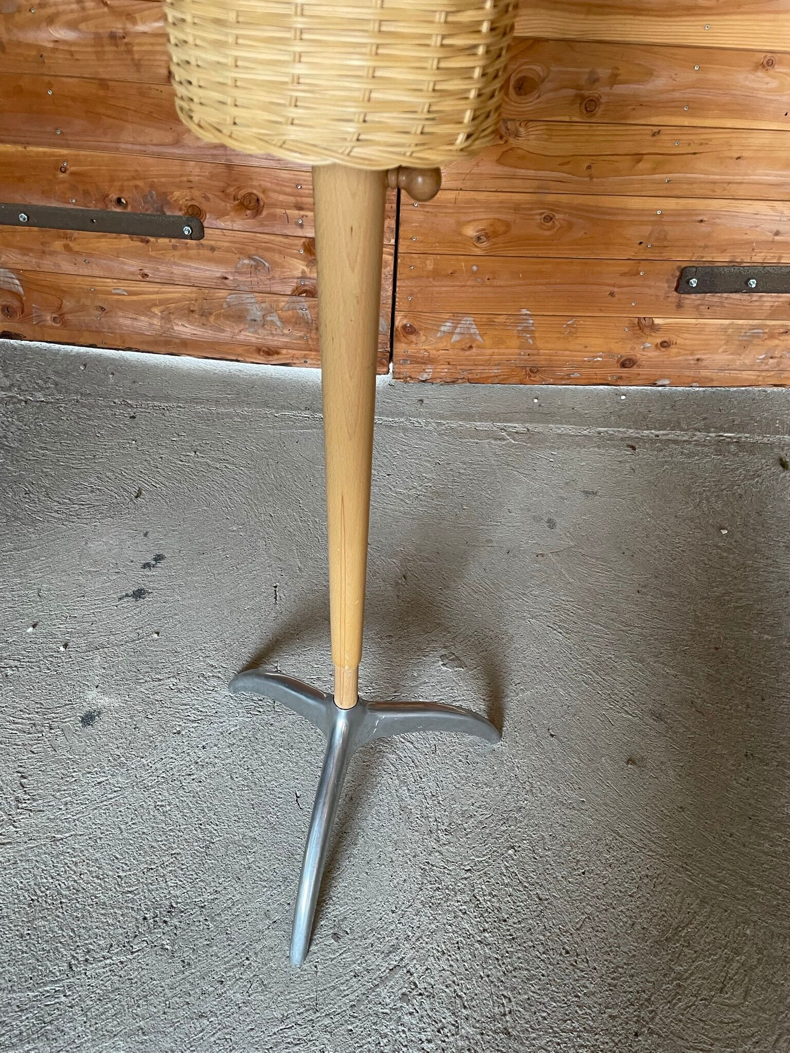 Vintage rattan mannequin