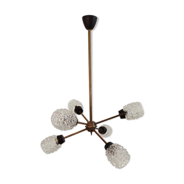 Vintage sputnik chandelier 1970
