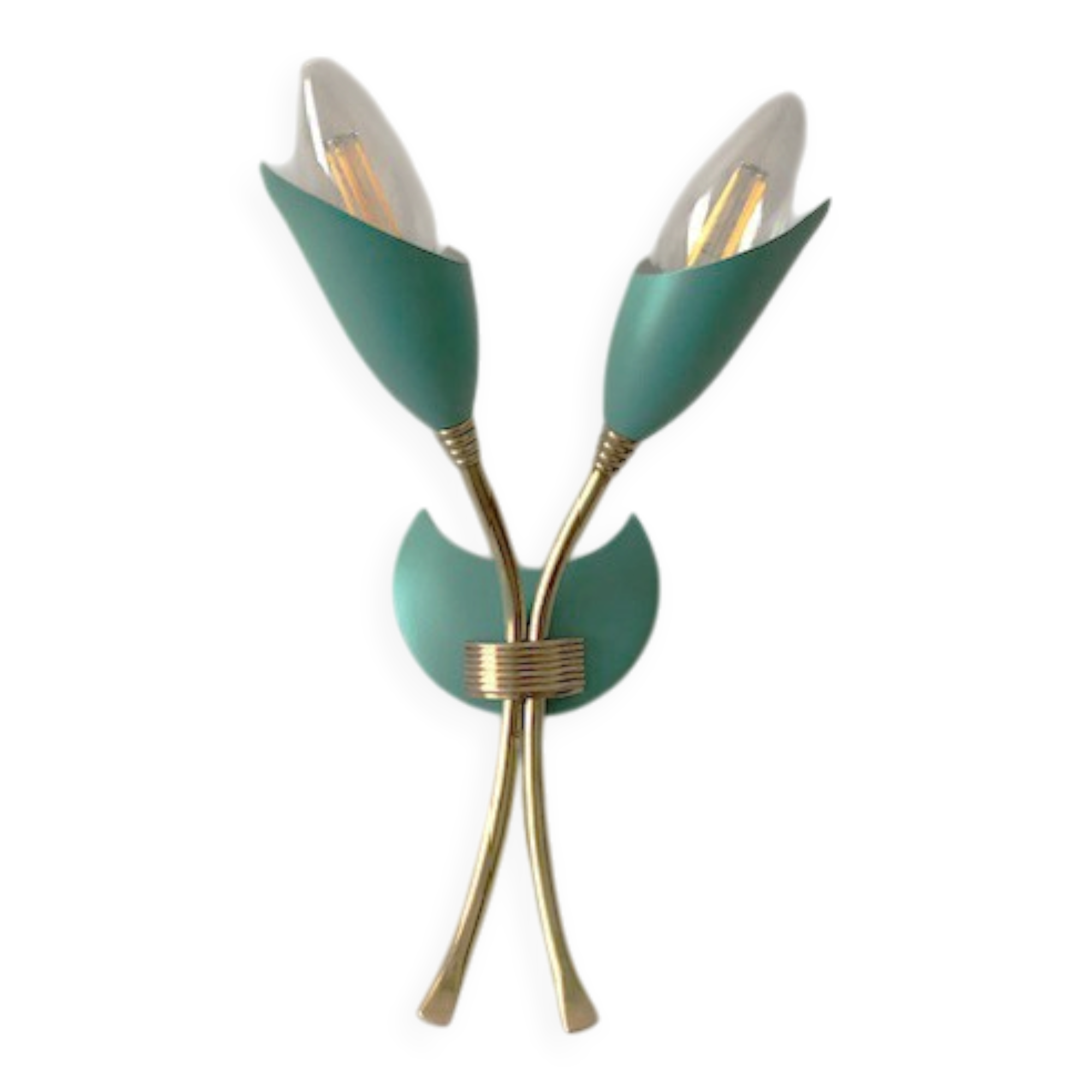 Double vintage Italian wall light 1950s