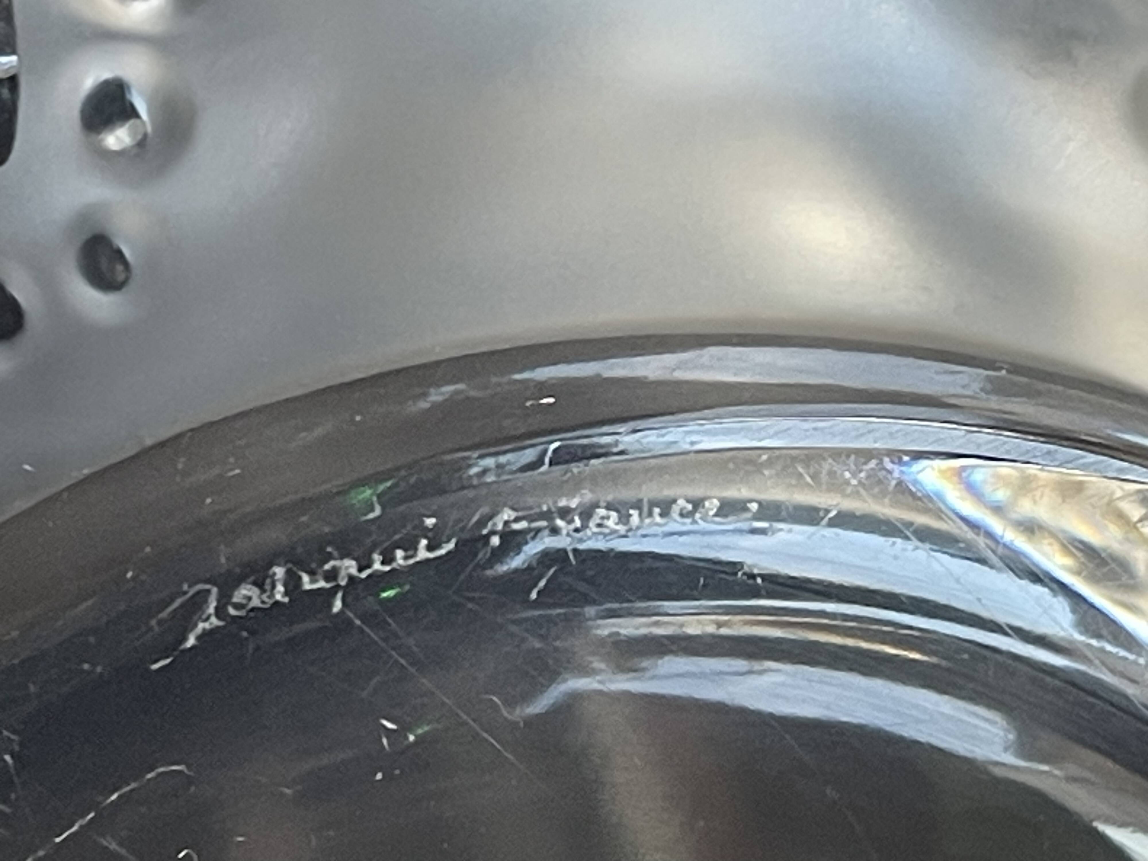 Large Lalique ashtray “Cannes” model