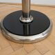 1930s Floor Nickel Lamp with Side Table – Functionalism, Bauhaus