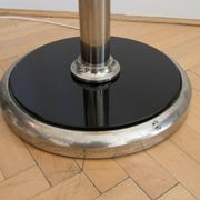 1930s Floor Nickel Lamp with Side Table – Functionalism, Bauhaus