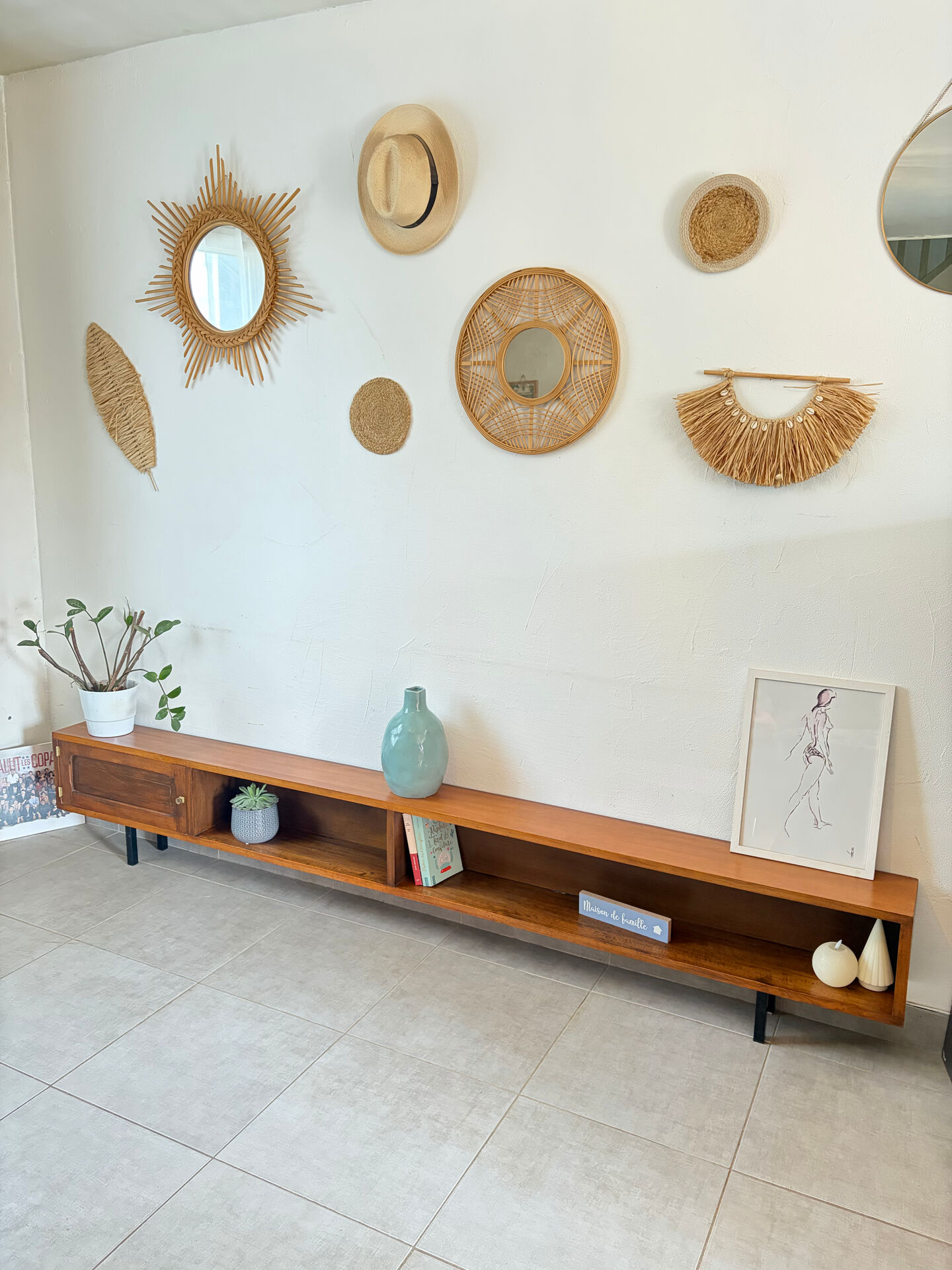Vintage low enfilade (shallow)