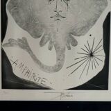 Painting “Amphitrite” Lithograph Pierre Yves Trémois vintage