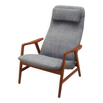 Teak armchair, Scandinavian design, 1960s, designer: Alf Svensson, manufacture: Fritz Hansen