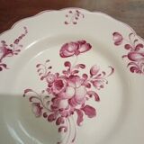 Handmade and painted plate