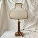 Vintage table lamp in gilded copper