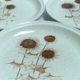 Sarreguemines stoneware dessert plates