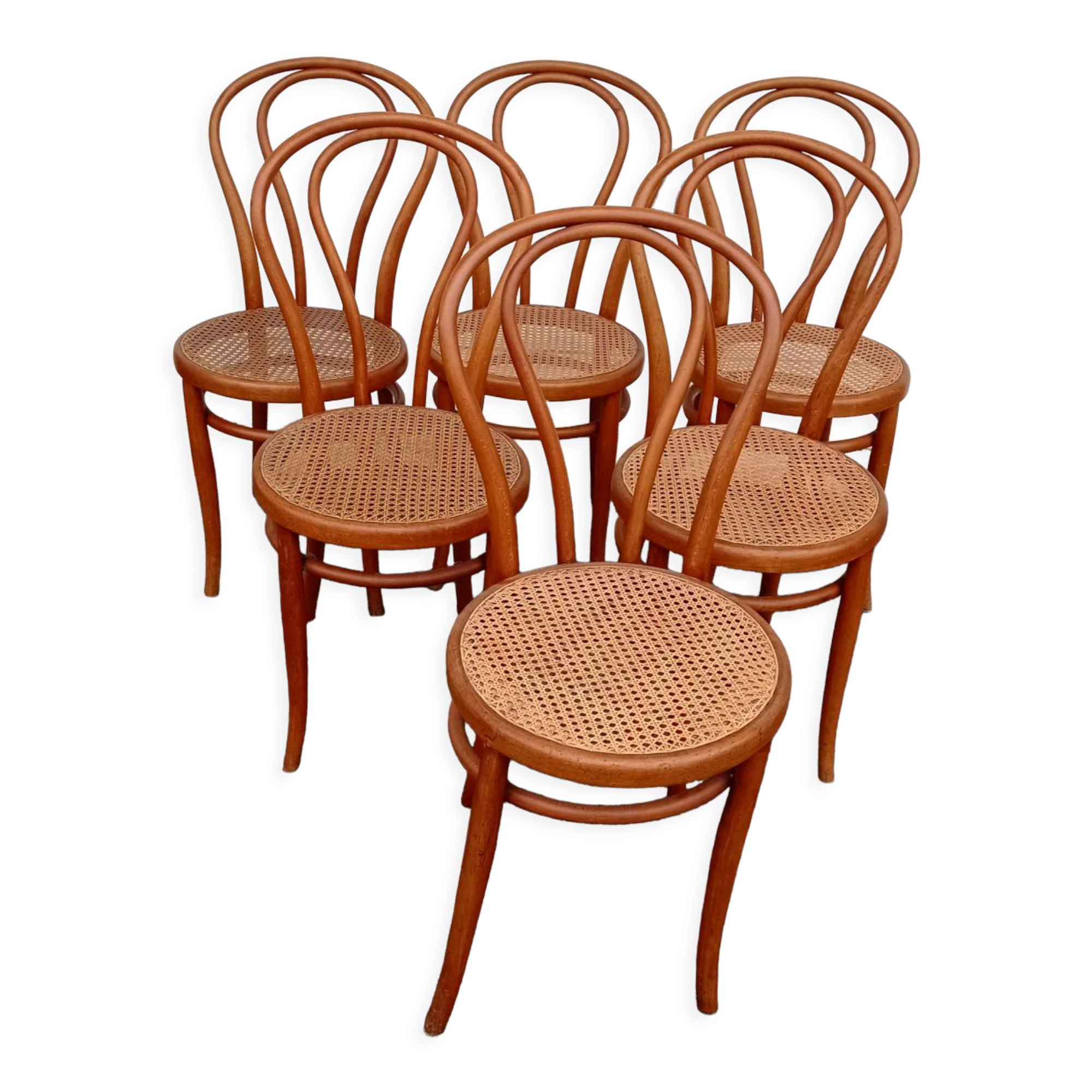 Vintage bistro chair signed Jacob & Josef Kohn