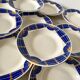 Assiettes creuses Badonviller Saint Gabrielle 1900