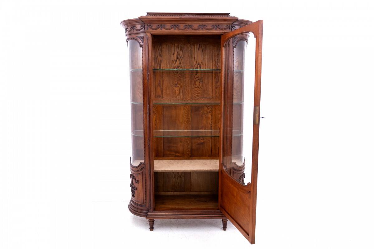 Louis XVI style display cabinet, France, around 1880.