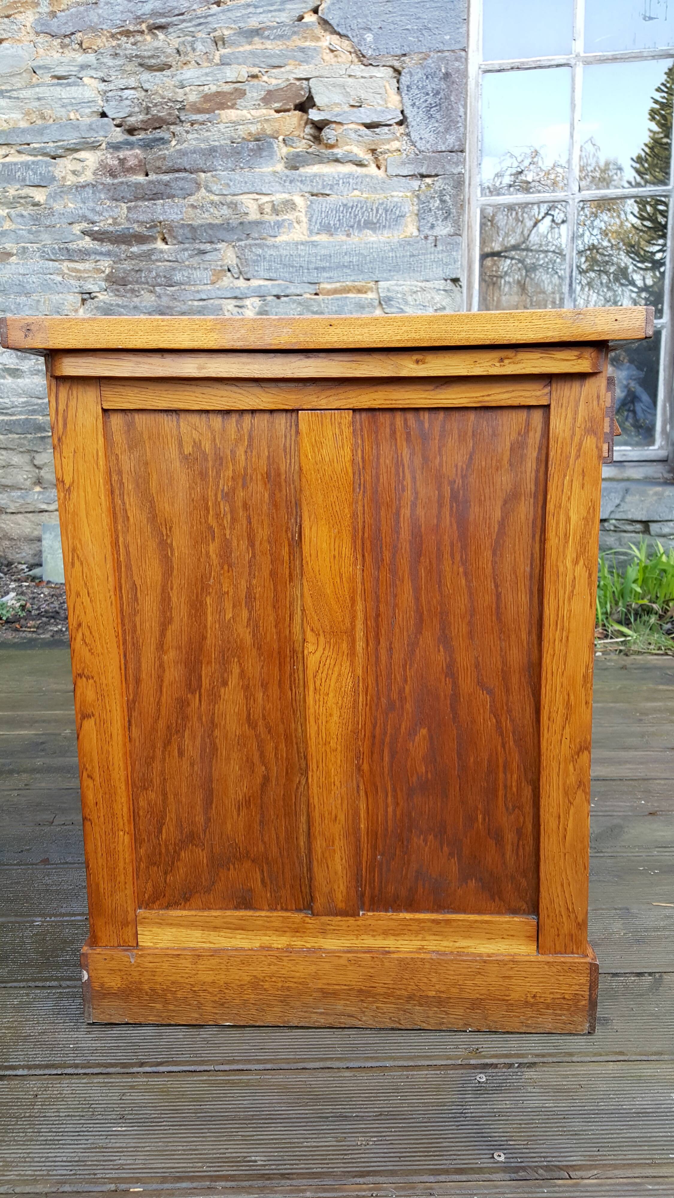 Oak desk 50s