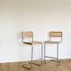 Pair bar chairs Cesca S32 Marcel Breuer, 1970