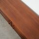 Low mahogany furniture, Danish design, 1970s, made in Denmark.