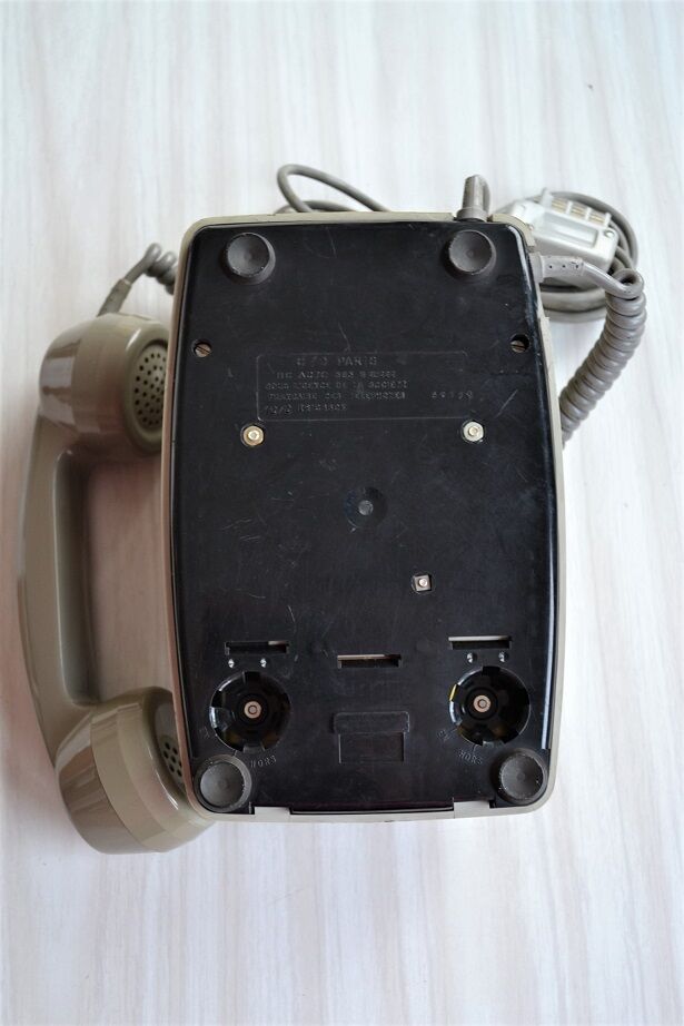 Telephone Socotel S63 gray dial vintage 1980