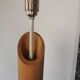 Floral wooden floor lamp