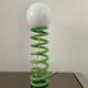 Vintage resort lamp in metal and opaline